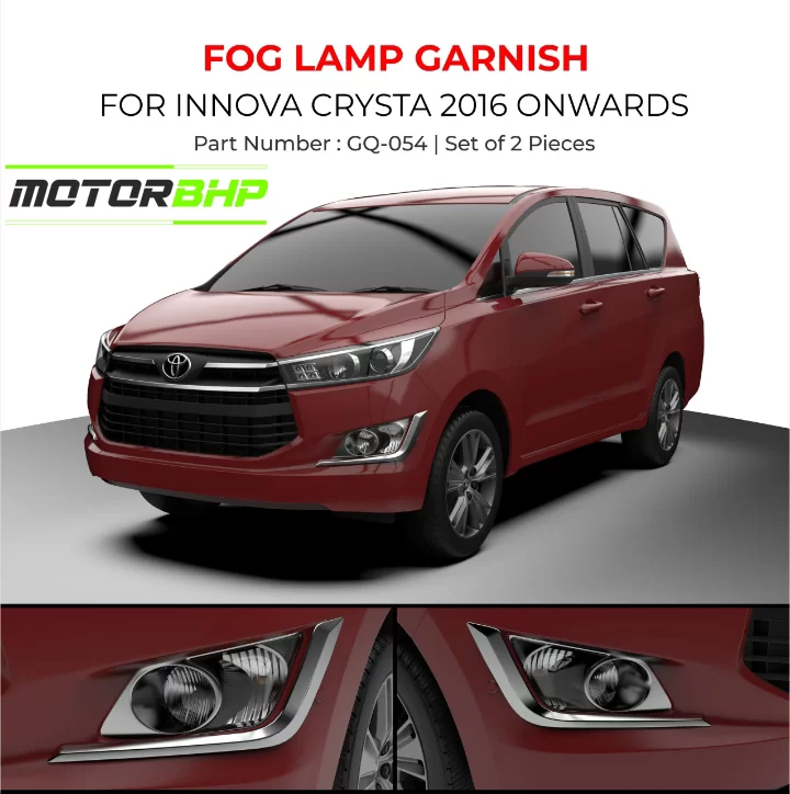 Buy Toyota Innova Crysta Fog Lamp Cover Car Accessories Online